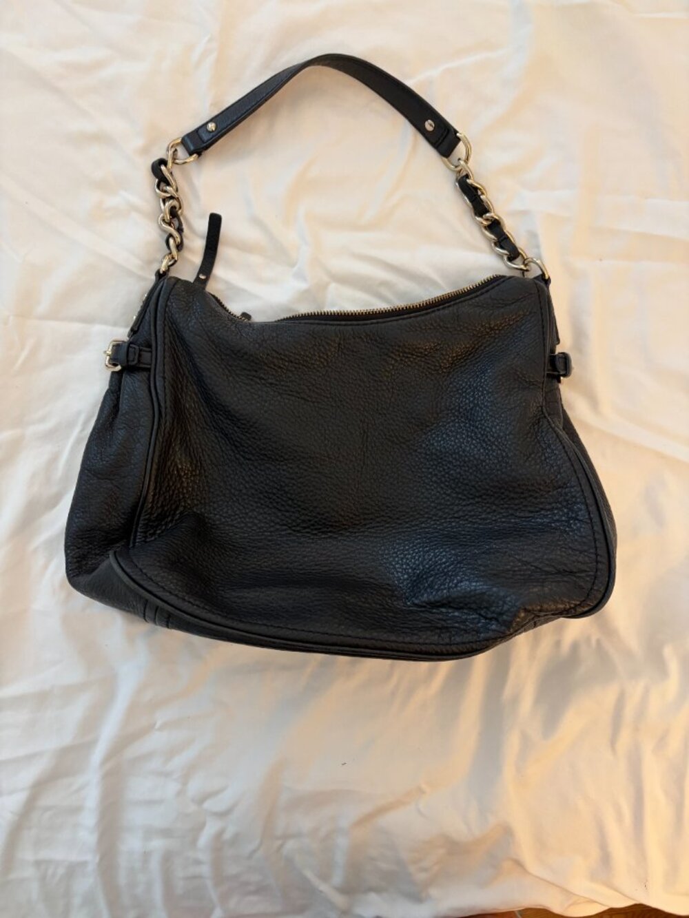 Kate Spade hobo black with gold accents